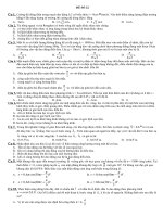 Đề thi thử ĐH moi