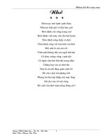 NHỮNG BÀI THƠ VANG VONG