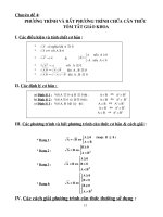 LTDH PT va BPT Can thuc