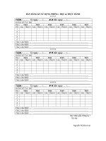 Mẫu dùng phòng  máy chung & phòng bộ môn