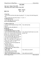 Giáo án lớp 2 tuần 5. Gv: Đặng Thị Thu