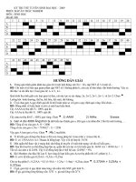 ĐÁP ÁN CHI TIẾT ĐỀ 5