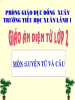 TỪ NGỮ VỀ CÂY CỐI