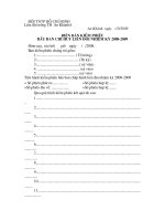 Biên bản kiểm phiếu đại hội