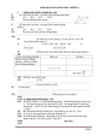 ĐỀ KIỂM TRA HH6 - CHUƠNGI