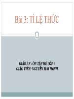 Ôn tập lớp 7_Tỉ lệ thức