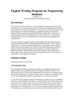 English Writing Program for Engineering Students.doc