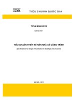 TCVN 9362 2012 TC THIET KE NEN NHA  CONG TRINH 