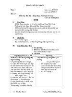 tiết 1. bóng dáng ngôi trường