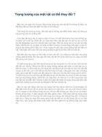 Trọng lượng của một vật có thể thay đổi.doc