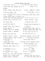 PHUONG TRINH LUONG GIAC