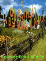 Khi moi ngay ta biet song vi nhau