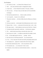 exercise of Word form