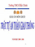 giáo dục về an toàn giao thông