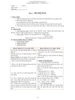 Giáo án Vật lí 6 trọn bộ