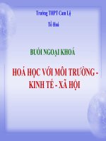 Ngoại khó: Hoá học với môi trườngiKT-XH