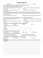 Kiểm tra 1 tiết. 02 đề