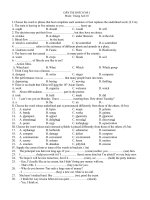 khao sat chat luong dau nam 12