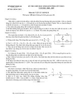 Đề thi học sinhgiỏi lý 9 nghệ an