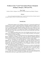 Đề IPHO(vật lí quốc tế) 1976