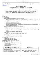 GA Tin 11 mới (tuần 1 - 5) năm 2009-2010