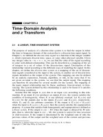 Time-Domain Analysis and z Transform