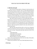 Dạy Giải toán hình cho HS năng khiếu bậc tiểu học