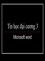 Tin học đại cương 3