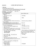 TẬP VIẾT: LUYỆN VIẾT CHỮ HOA  I, K