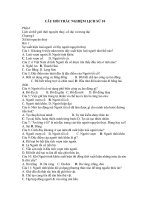 câu trắc nghiệm bài 1,2