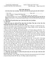 Bài thu hoạch 4 năm học tập và làm theo TGĐĐ HCM- Gọn, hay