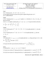 PHƯƠNG TRÌNH BẬC 2 - VIET