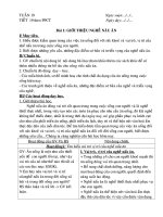 Giáo án CN 9 (nấu ăn)