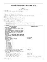 Tập Viết Lớp 1 (kì I)