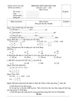 DE KIEM TRA DAU NAM 09-10