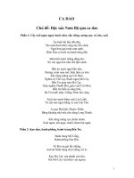 Chương trình địa phương-Ca dao Nam Bộ