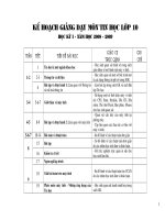 Phan phoi ch­uong trinh Tin10