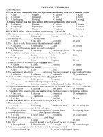 Exercise Unit 4 (TN - TL) - Grade 11