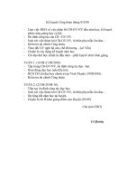 Kế hoạch Công đoàn tháng 8-2010