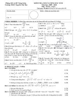 Kiểm Tra Chất lượng đầu năm 2009-2010