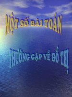 Mot so bai toan ve do thi