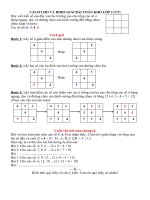 (TT) Cach cho va HDHS giai bai toan kho lop2