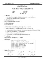 giáo án tự chọn toán 7