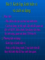 Bài 5: Sử dụng kính lúp