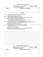 de kiem tra hoc ky I : 6,7,8,9