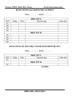 sổ kế hoạch giảng dạy mới