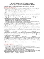 Đề thi Đại Học 2009 ( Đúng cấu trúc)