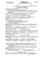 Kiểm tra 1t chương 1-Vật lí 10 NCao