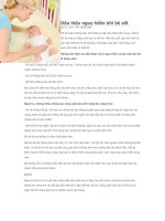 DAU HIEU NGUY HIEM KHI BE SOT