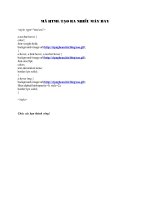 Ma HTML tao ra nhieu may bay